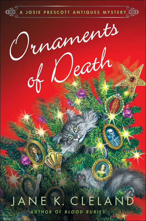Book cover of Ornaments of Death (Josie Prescott Antiques Mysteries)