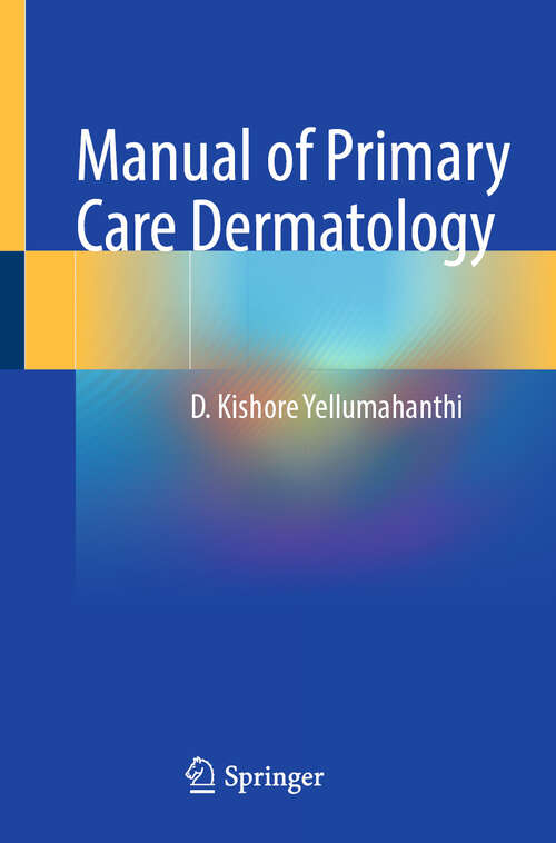 Book cover of Manual of Primary Care Dermatology