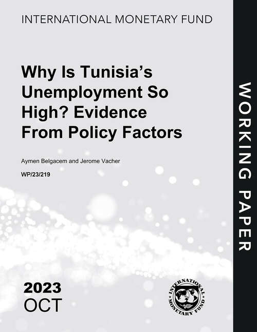 Book cover of Why Is Tunisia’s Unemployment So High? Evidence From Policy Factors