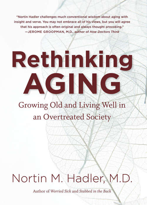 Book cover of Rethinking AGING
