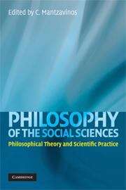 Book cover of Philosophy of the Social Sciences: Philosophical Theory and Scientific Practice