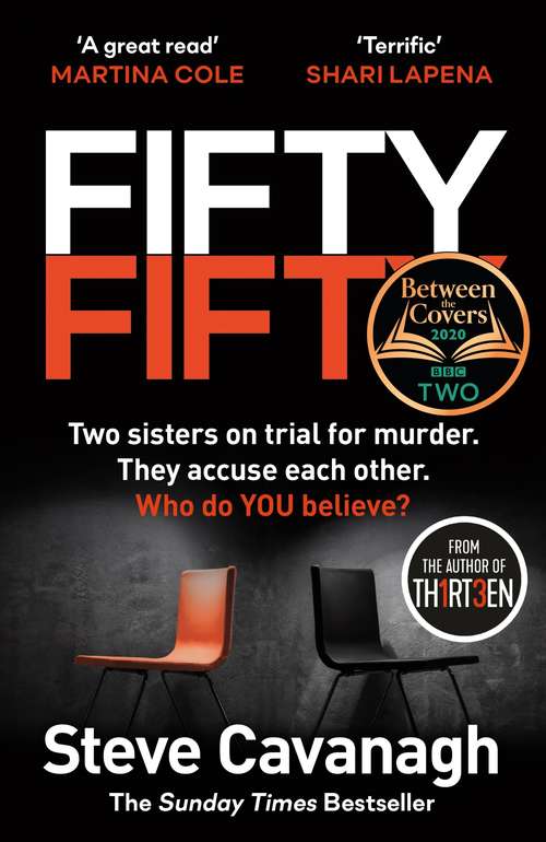 Book cover of Fifty-Fifty: The Number One Ebook Bestseller, Sunday Times Bestseller, BBC2 Between the Covers Book of the Week and Richard and Judy Bookclub pick (Eddie Flynn Series)