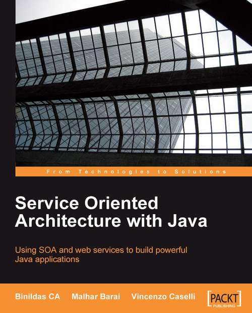 Book cover of Service Oriented Architecture with Java