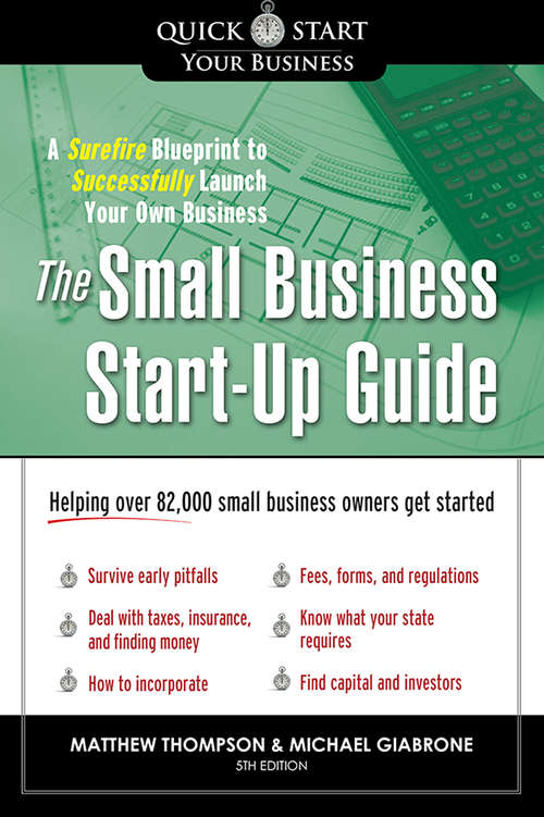 Book cover of The Small Business Start-Up Guide