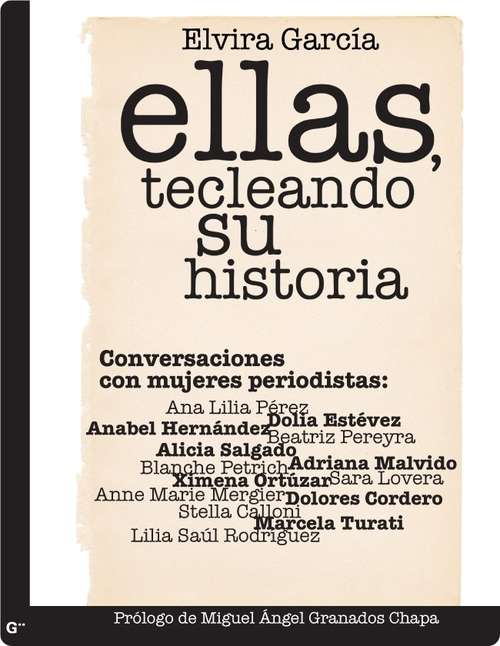 Book cover of Ellas, tecleando su historia