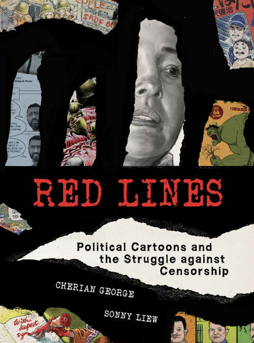 Book cover of Red Lines: Political Cartoons and the Struggle against Censorship (Information Policy)