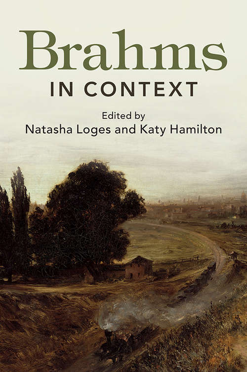 Book cover of Brahms in Context (Composers in Context)