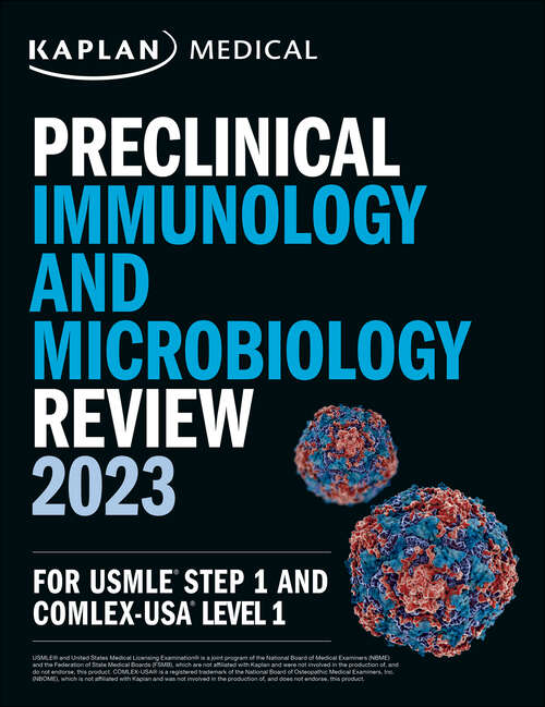 Book cover of Preclinical Immunology and Microbiology Review 2023: For USMLE Step 1 and COMLEX-USA Level 1 (USMLE Prep)