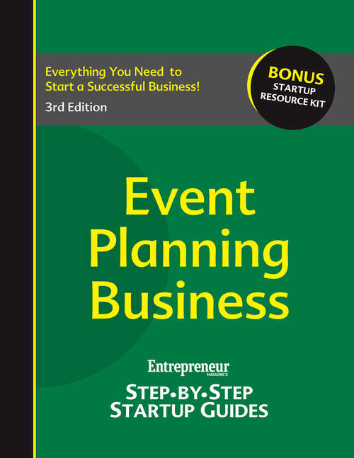 Book cover of Event Planning Business