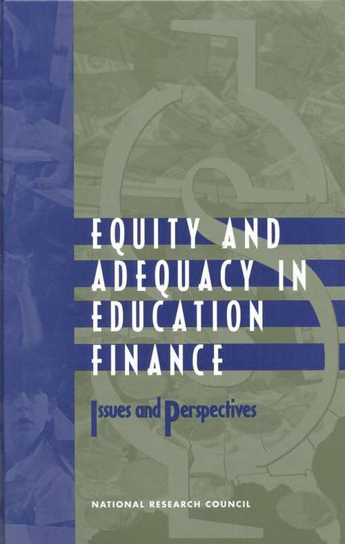 Book cover of Equity and Adequacy in Education Finance: Issues and Perspectives