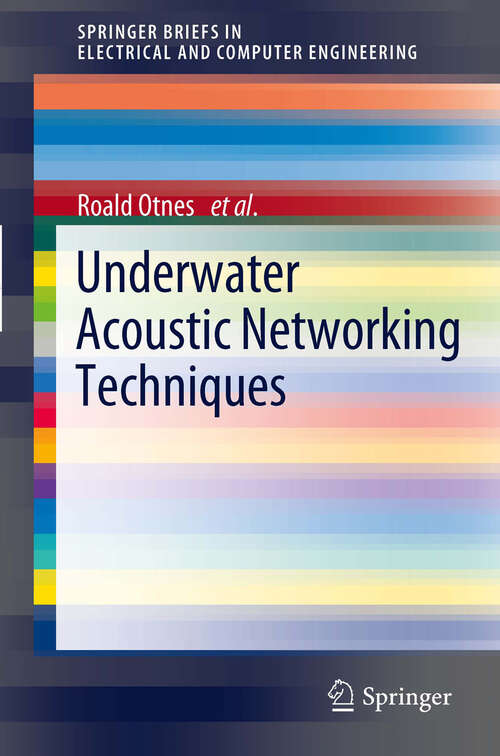 Book cover of Underwater Acoustic Networking Techniques