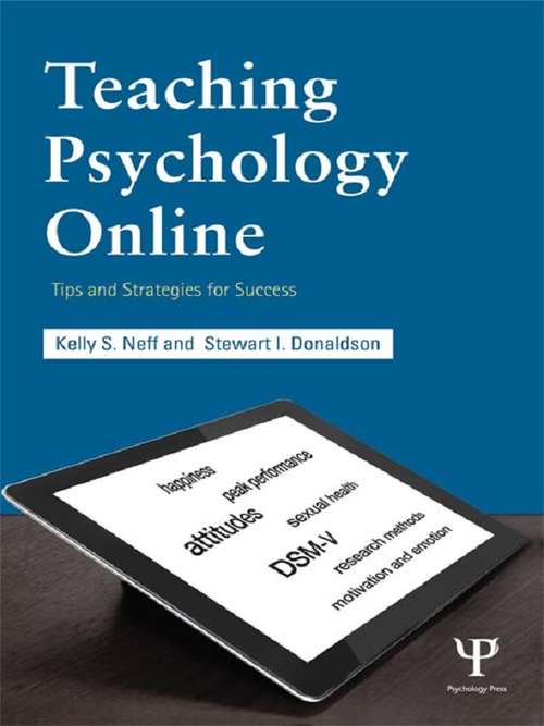 Book cover of Teaching Psychology Online: Tips and Strategies for Success