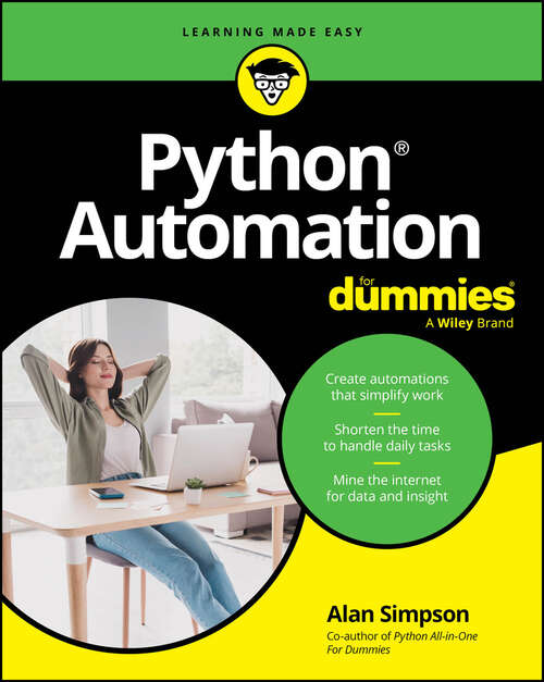 Book cover of Python Automation For Dummies