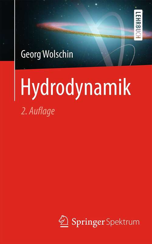 Book cover of Hydrodynamik (2. Aufl. 2021)
