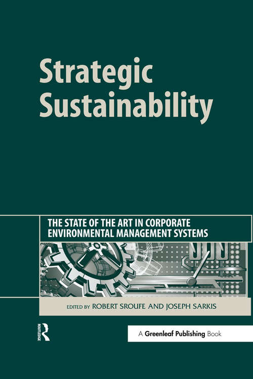 Book cover of Strategic Sustainability: The State of the Art in Corporate Environmental Management Systems