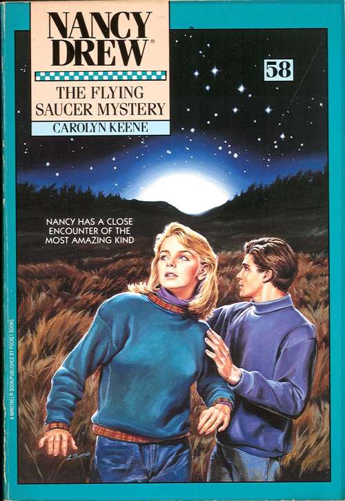 Book cover of The Flying Saucer Mystery (Nancy Drew #58)