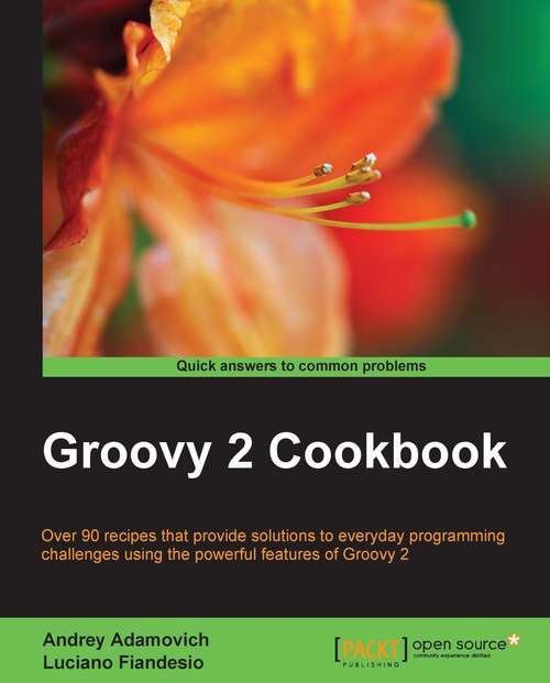 Book cover of Groovy 2 Cookbook