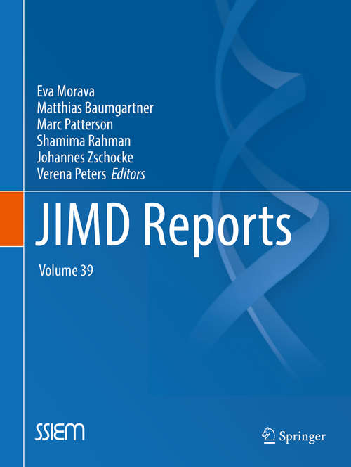 JIMD Reports, Volume 39 (Jimd Reports #39)