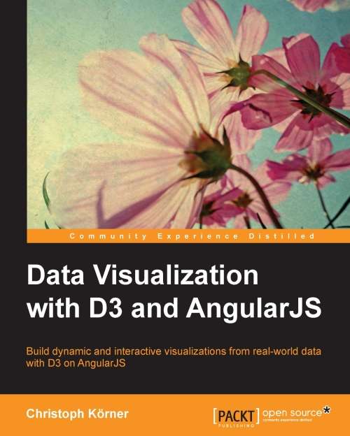 Book cover of Data Visualization with D3 and AngularJS