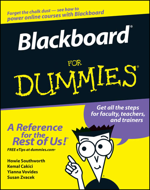 Book cover of Blackboard For Dummies