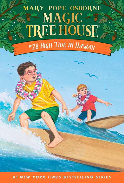 Book cover of High Tide in Hawaii (Magic Tree House #28)
