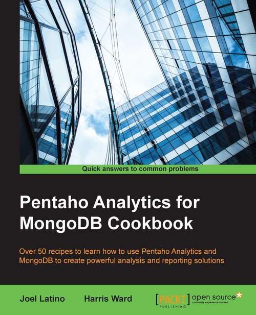 Book cover of Pentaho Analytics for MongoDB Cookbook