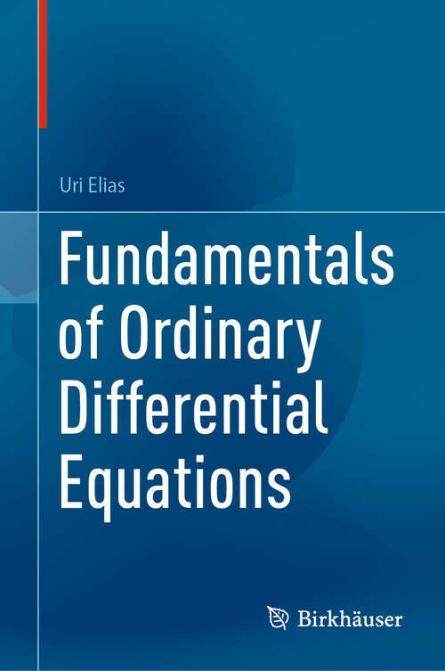 Book cover of Fundamentals of Ordinary Differential Equations