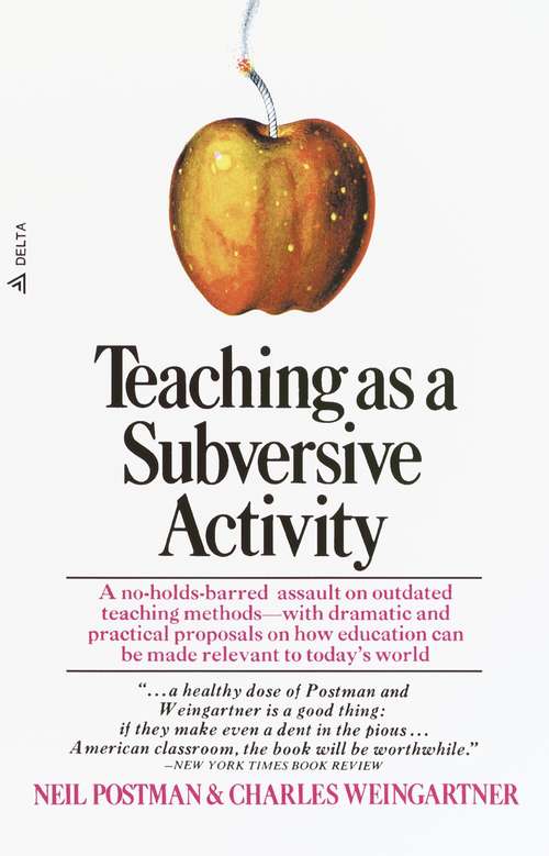 Book cover of Teaching As a Subversive Activity
