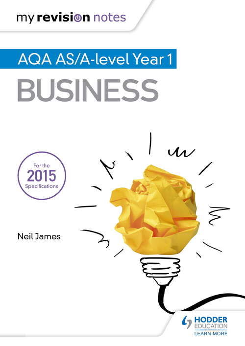 Book cover of My Revision Notes: AQA AS Business Second Edition: Aqa As Business (2) (My Revision Notes)