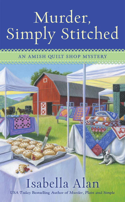 Book cover of Murder, Simply Stitched (Amish Quilt Shop Mystery #2)