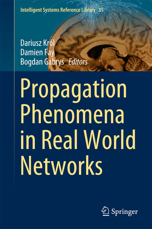 Book cover of Propagation Phenomena in Real World Networks