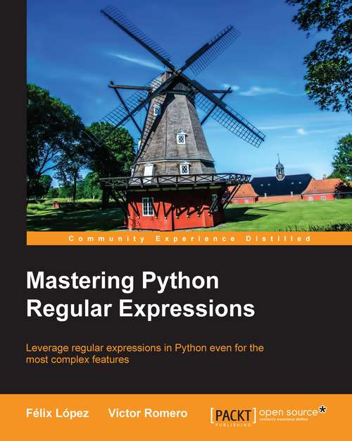 Book cover of Mastering Python Regular Expressions