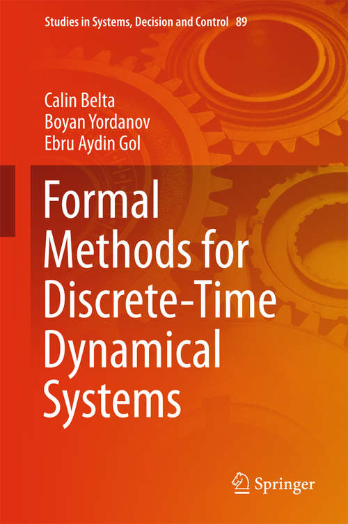 Book cover of Formal Methods for Discrete-Time Dynamical Systems