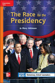Book cover of The Race for the Presidency (Reading Wonders: Approaching Level, Grade 3)