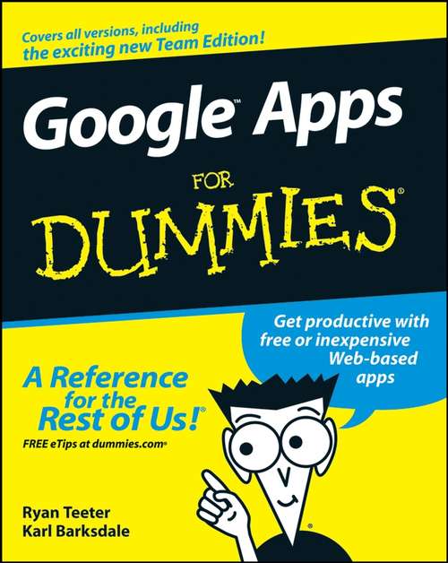 Book cover of Google Apps For Dummies