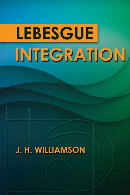 Book cover of Lebesgue Integration (Dover Books on Mathematics)