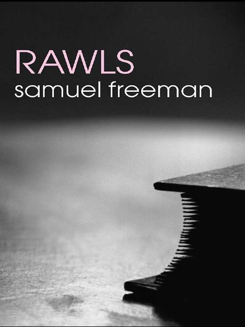 Book cover of Rawls (The Routledge Philosophers)