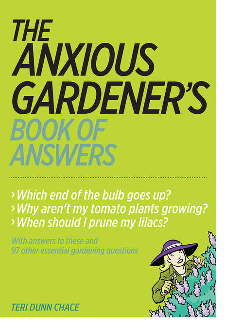 Book cover of The Anxious Gardener's Book of Answers