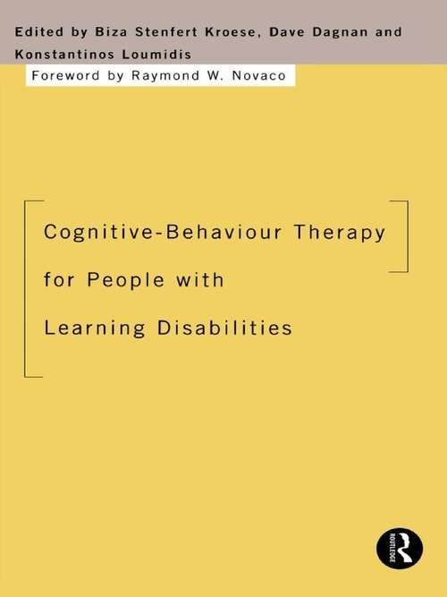 Cognitive-Behaviour Therapy for People with Learning Disabilities