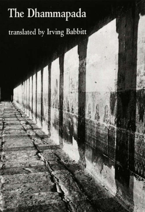 Book cover of The Dhammapada: Buddhist philosophy