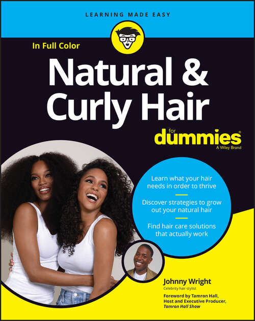 Book cover of Natural & Curly Hair For Dummies
