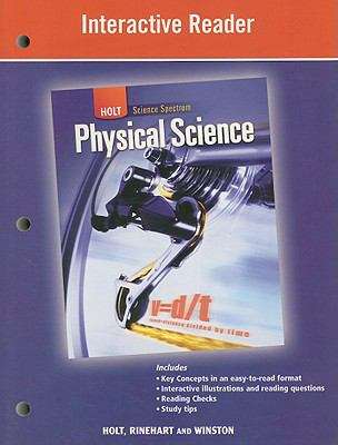Book cover of Physical Science, Interactive Reader