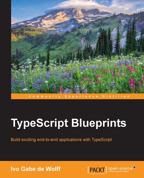 Book cover of TypeScript Blueprints