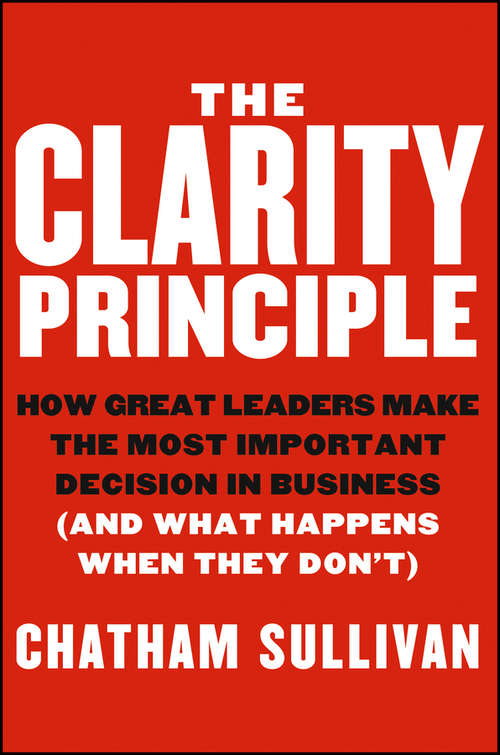 Book cover of The Clarity Principle