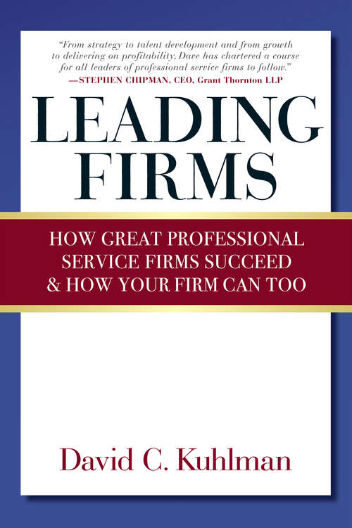 Book cover of Leading Firms