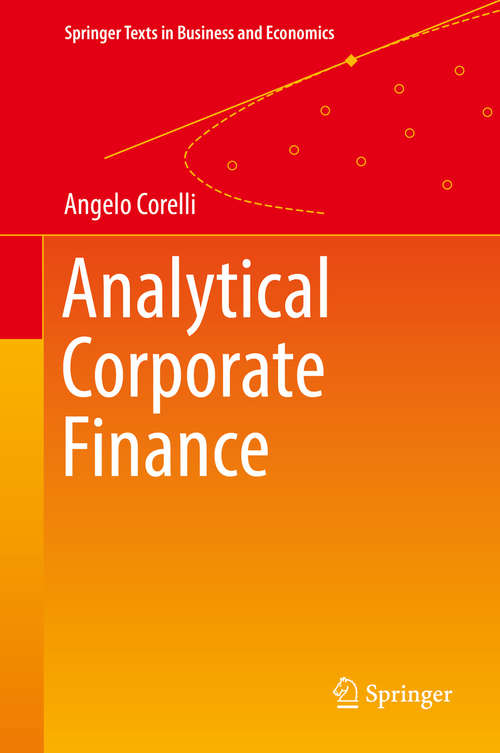 Book cover of Analytical Corporate Finance