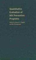 Book cover of Quantitative Evaluation of HIV Prevention Programs
