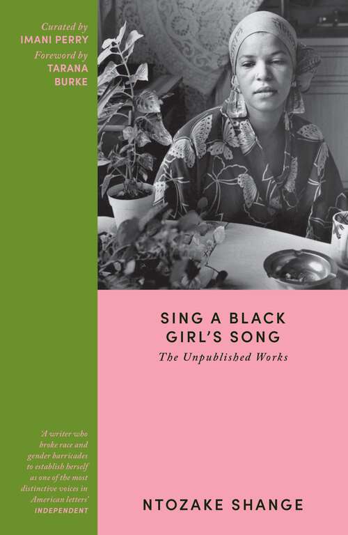 Book cover of Sing a Black Girl’s Song: The Unpublished Works