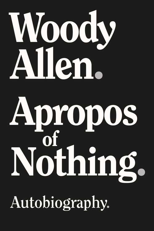 Book cover of Apropos of Nothing