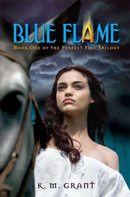Book cover of Blue Flame (The Perfect Fire Trilogy, Book One)